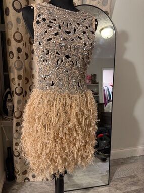 white christmas dresses Rent Asos Design Collared Lace Mini Dress With Tiered Skirt In Lilac main image 1